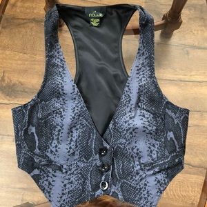 Women’s tuxedo vest